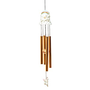 Closeout Bell Top Resin Chime - Unicorn