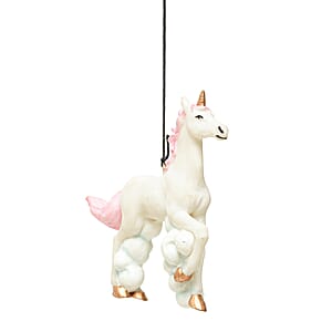Closeout Bell Top Resin Chime - Unicorn