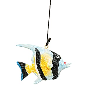 Closeout Bell Top Resin Chime - Tropical Fish