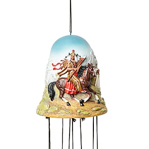 Closeout Bell Top Resin Chime - Native Indian