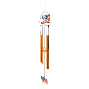 Closeout Bell Top Resin Chime - Americana