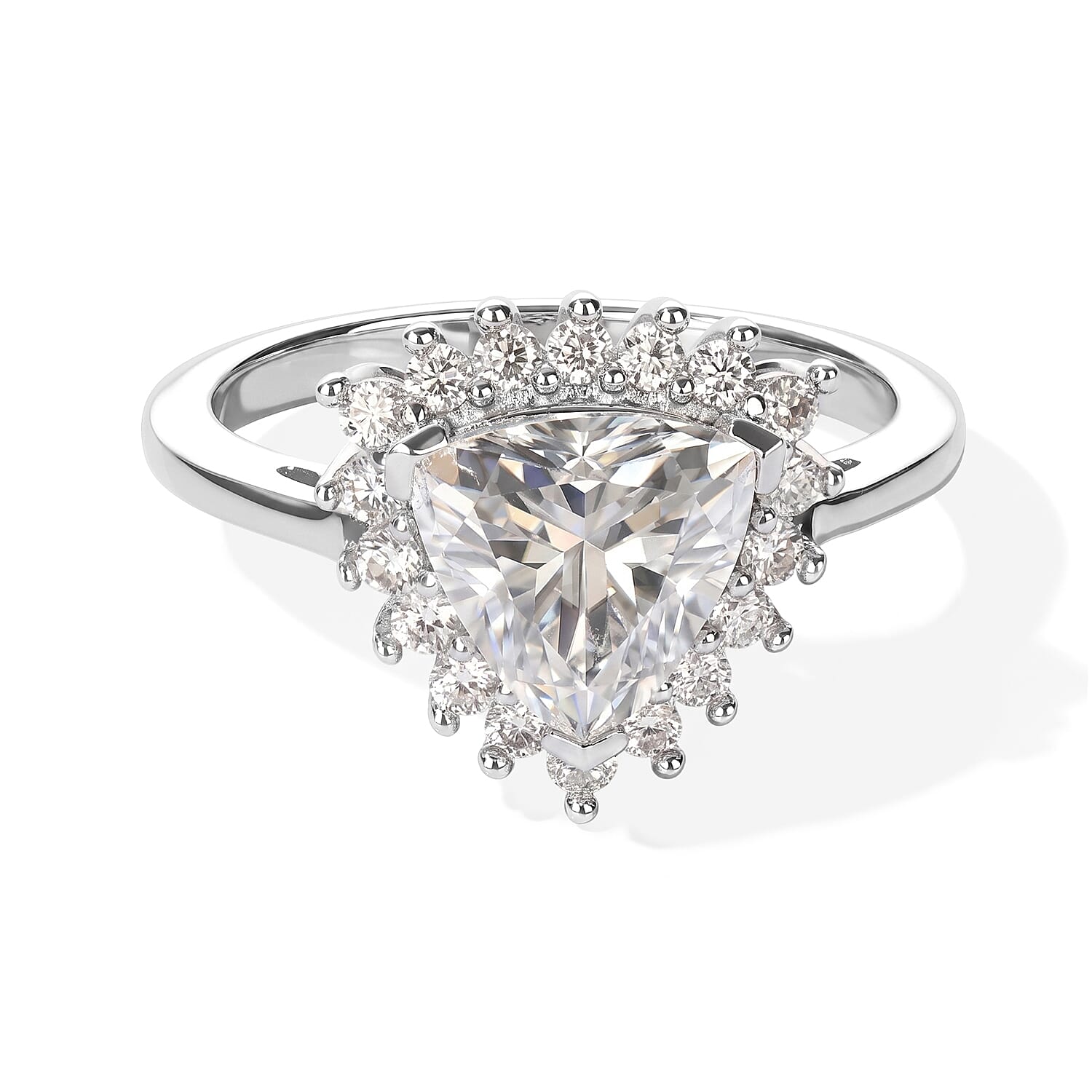 EverTrue Moissanite 2.00 ctw Ring in Platinum Bond (Size 10.0)