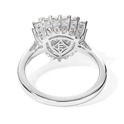EverTrue Moissanite 2.00 ctw Ring in Platinum Bond (Size 5.0)