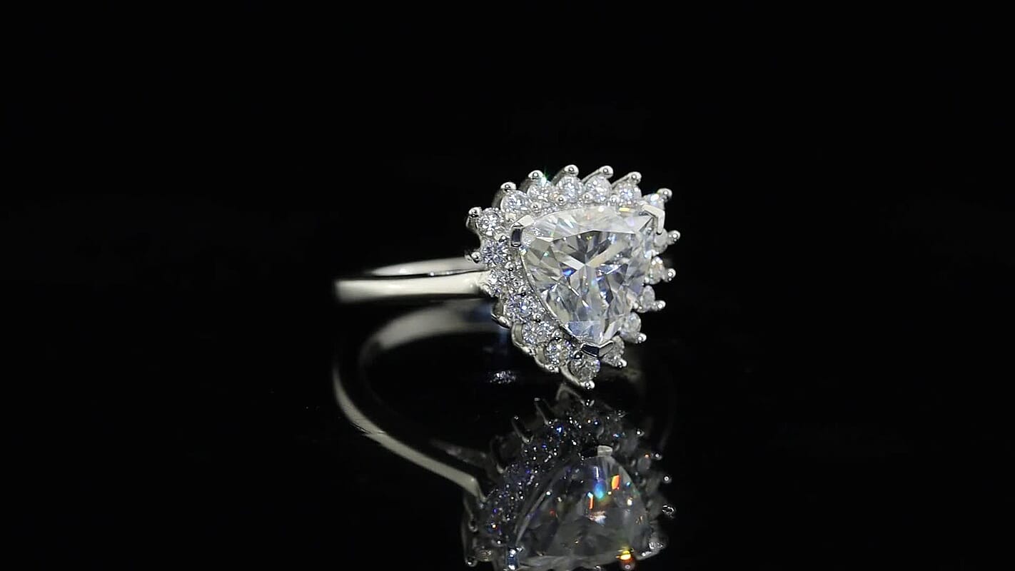 EverTrue Moissanite 2.00 ctw Ring in Platinum Bond (Size 10.0)
