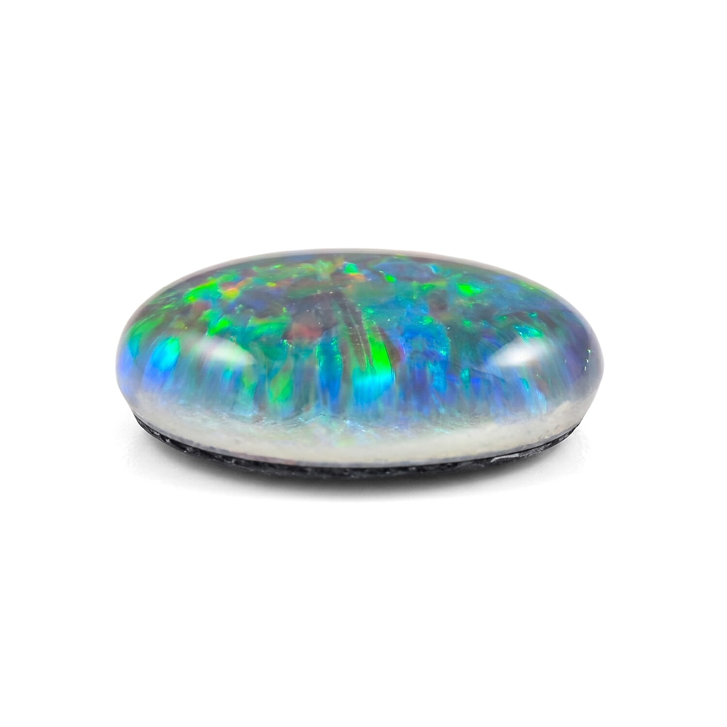 AAAA Australian Black Ridge Opal Triplet Set of 5 (Ovl 8x6 mm) 4.00 ctw