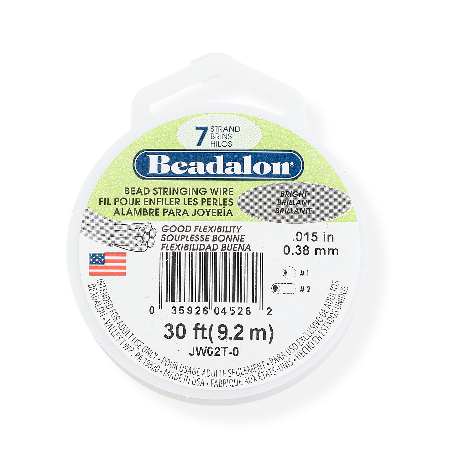GCS 0.38 Mm 7 Strand Beadalon