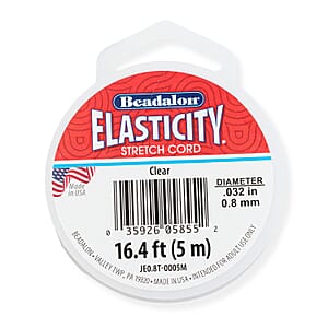 GCS Elasticity 0.8Mm Clear Cord