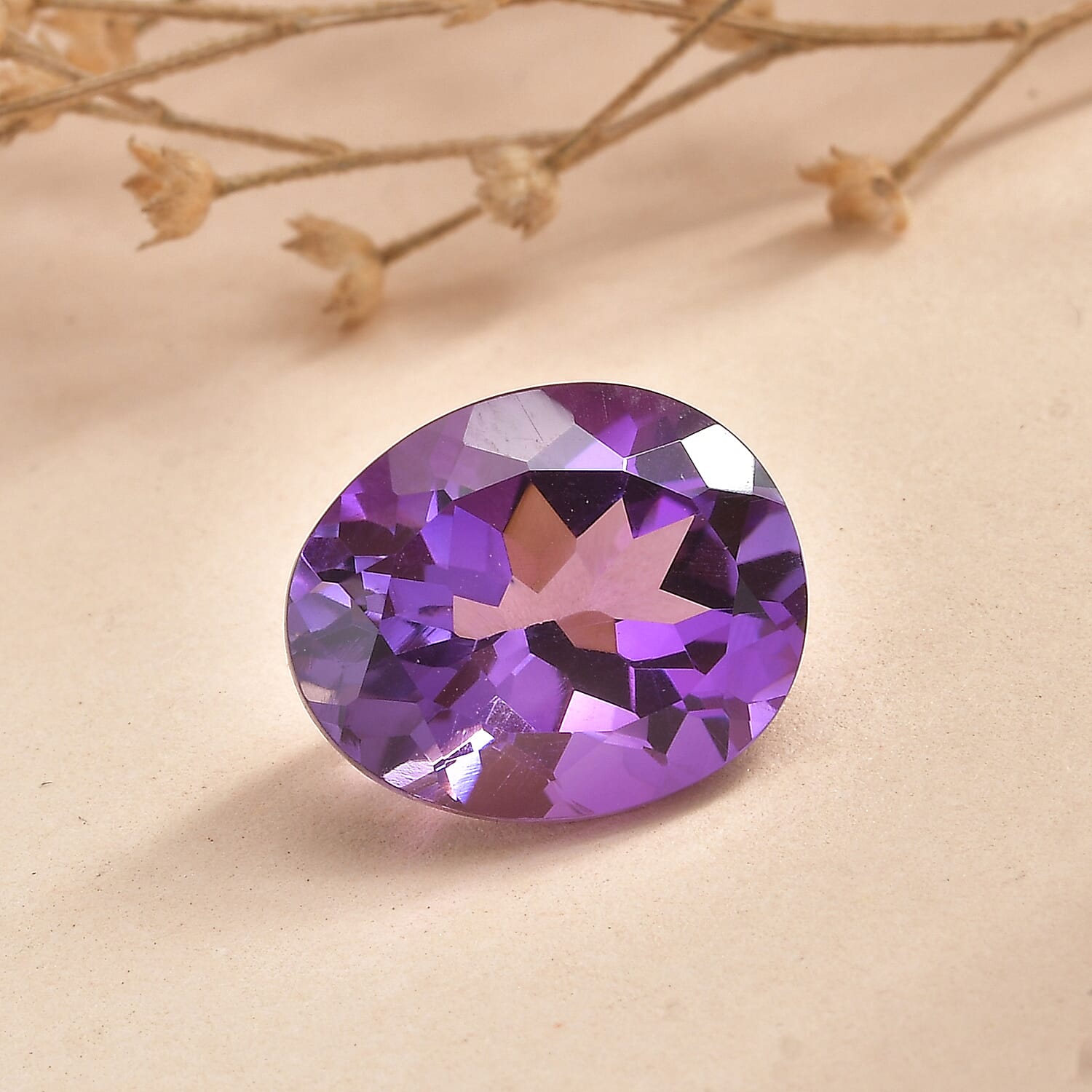 African Amethyst (Fancy 12x10 mm) 4.17 ctw