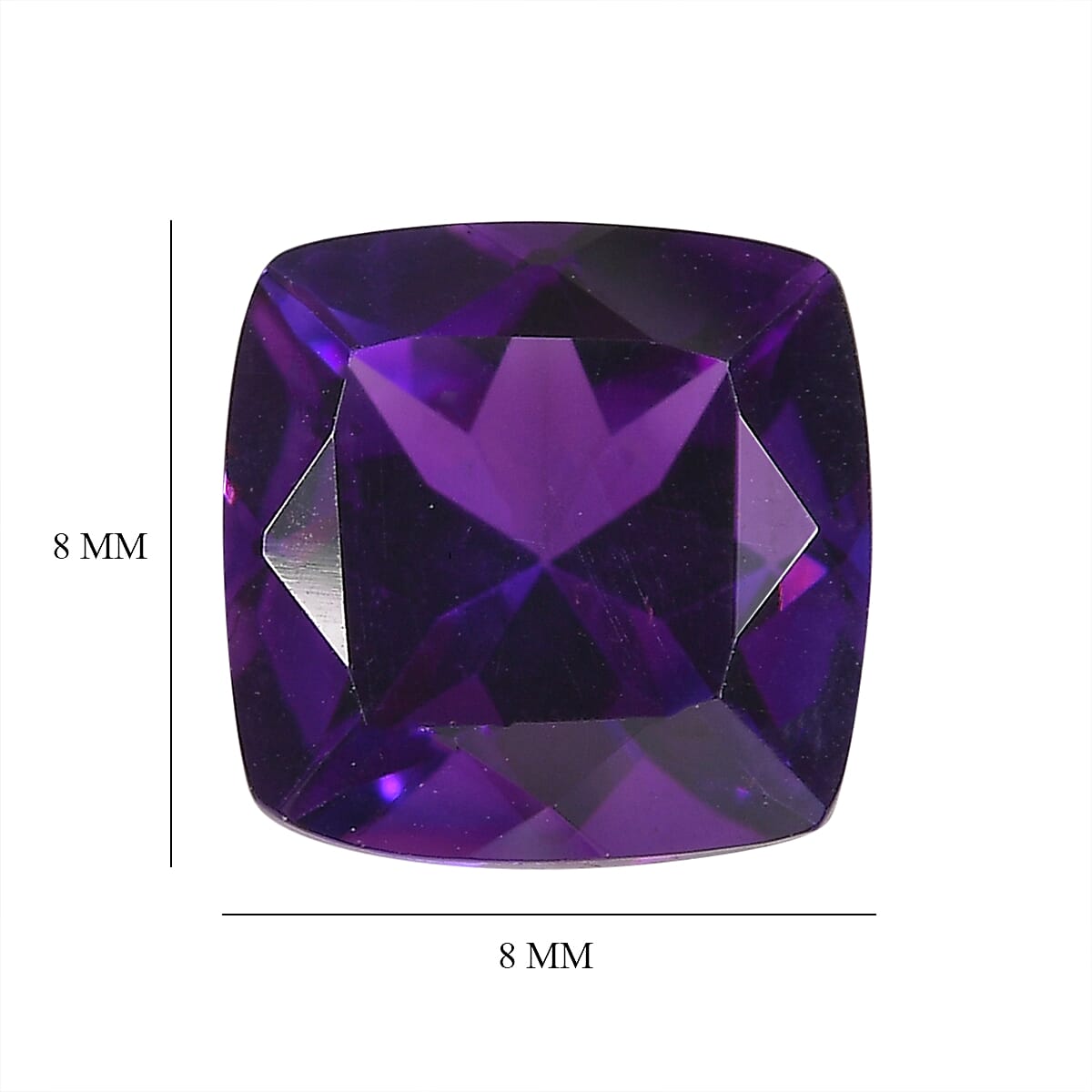 AAA Moroccan Amethyst (Cush 8x8 mm) 2.02 ctw