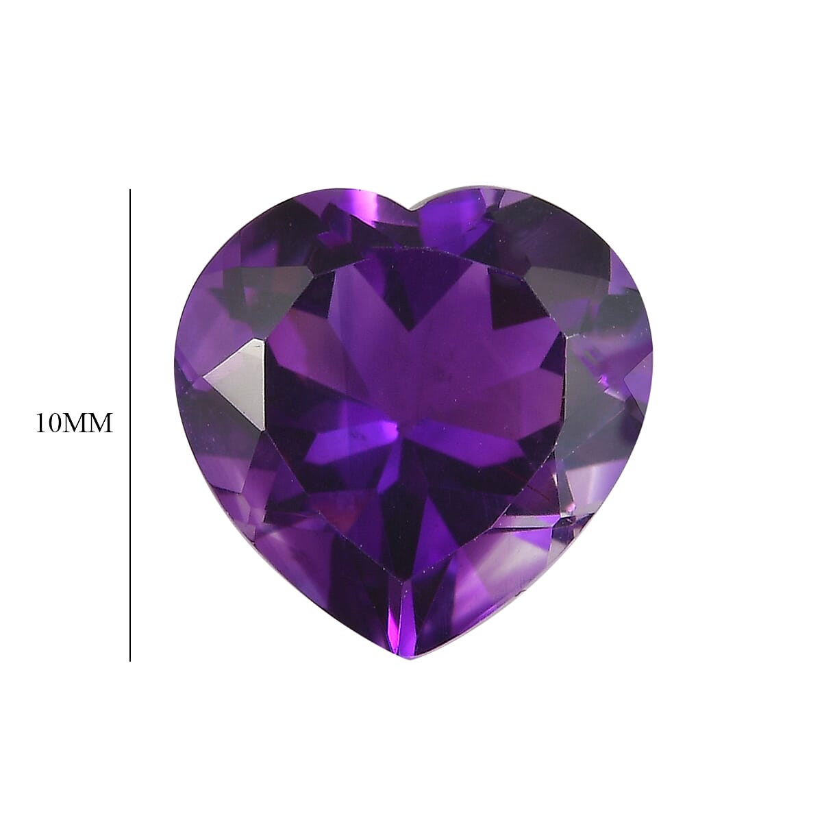 AAA Moroccan Amethyst (Hrt 10 mm) 3.19 ctw image number 4