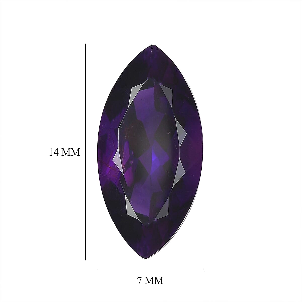 AA Moroccan Amethyst (Mrq 14x7 mm) 2.44 ctw