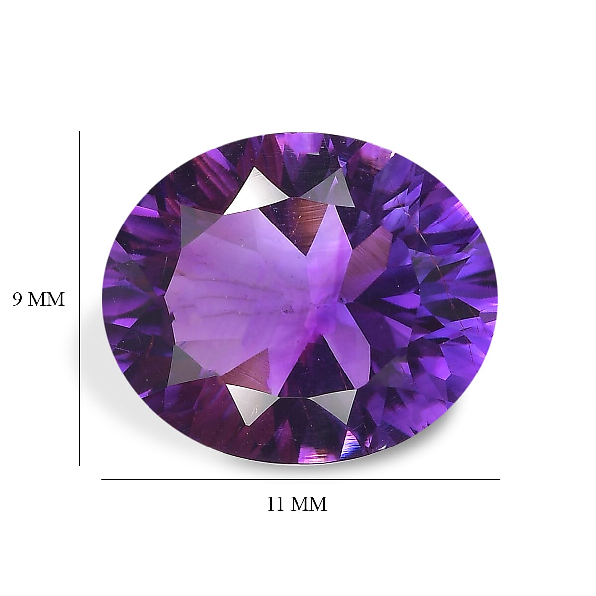 AA Moroccan Amethyst (Ovl 11x9 mm) 3.24 ctw