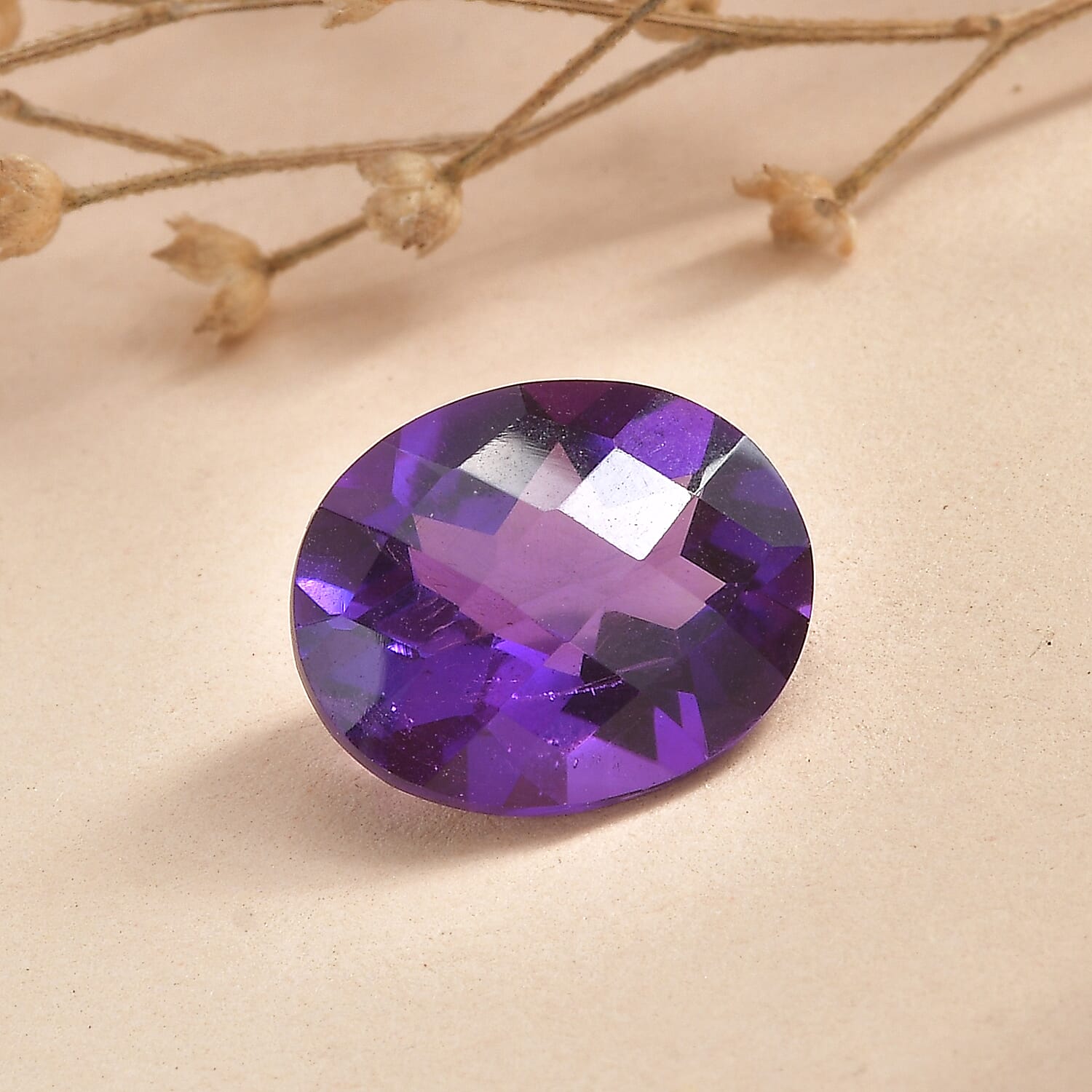 AAA Moroccan Amethyst (Ovl 11x9 mm) 2.98 ctw