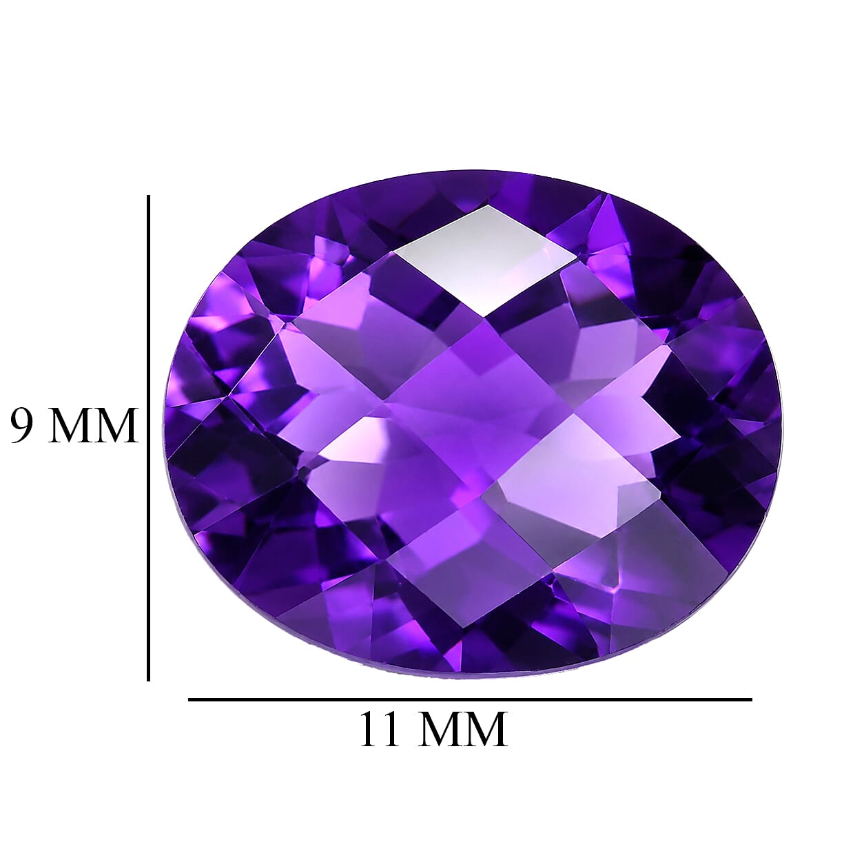 AAA Moroccan Amethyst (Ovl 11x9 mm) 2.98 ctw