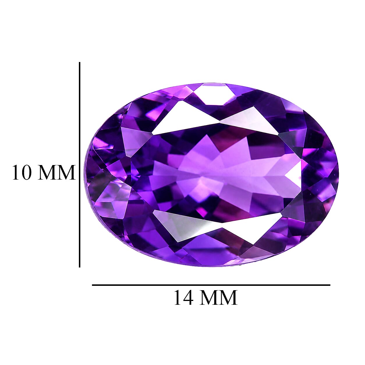 AA Moroccan Amethyst (Ovl 14x10 mm) 4.25 ctw