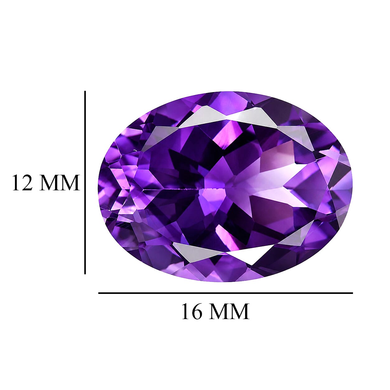 AA Moroccan Amethyst (Ovl 16x12 mm) 7.42 ctw