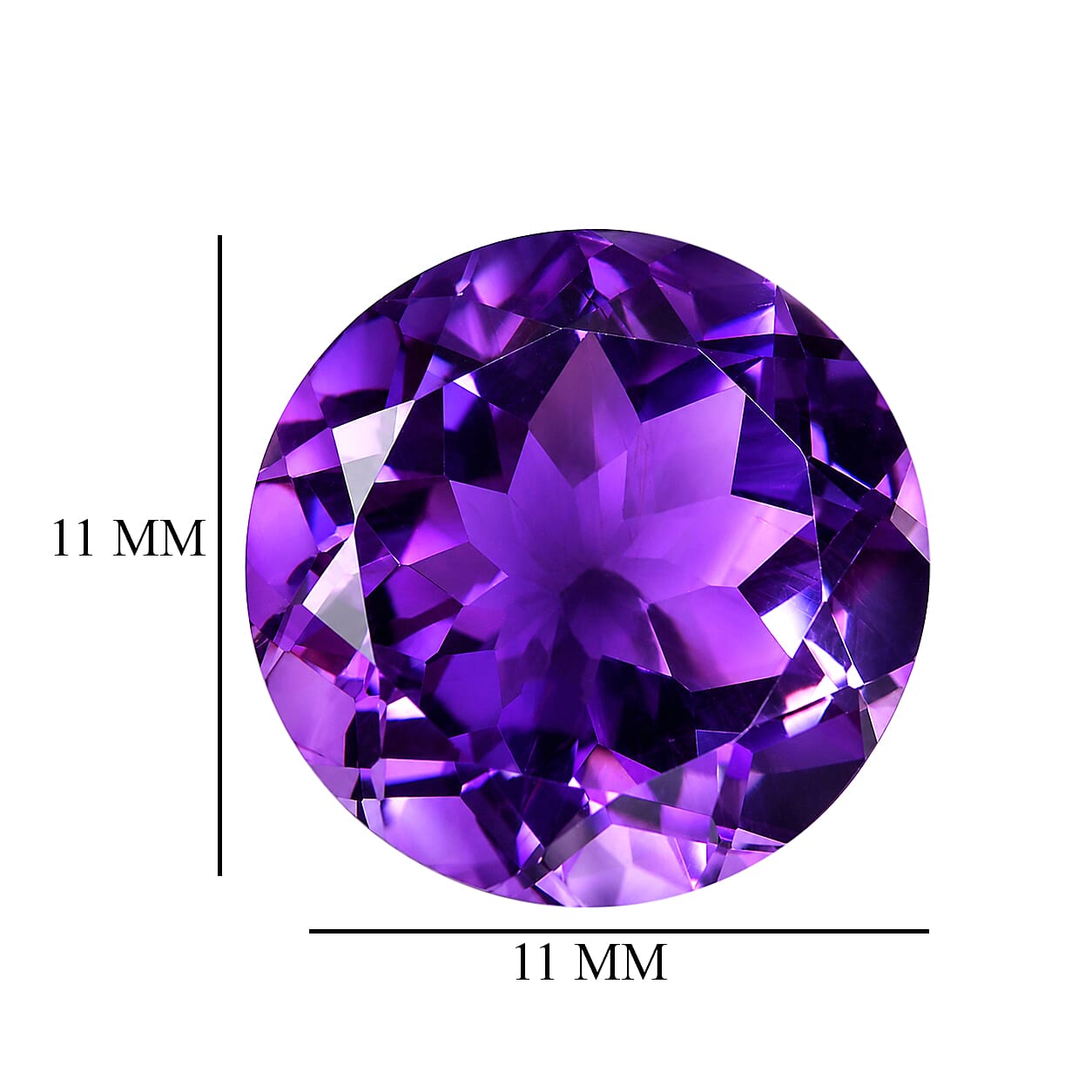 AAA Moroccan Amethyst (Rnd 11 mm) 4.13 ctw
