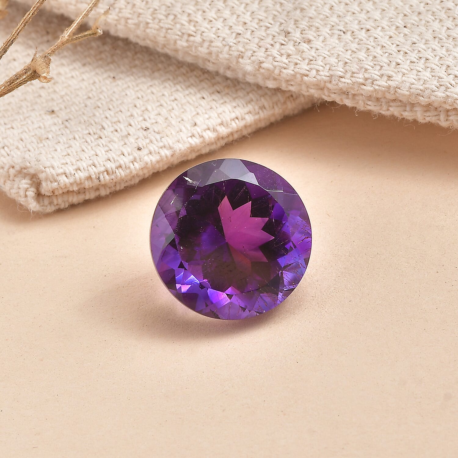 AAA Moroccan Amethyst (Rnd 12 mm) 5.38 ctw
