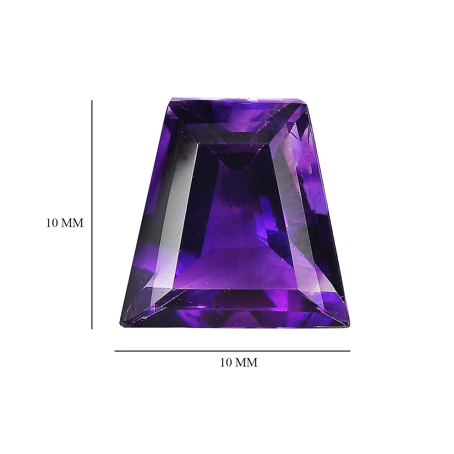 AAA Moroccan Amethyst (Taper Bgt T10x10x6 mm) 3.18 ctw