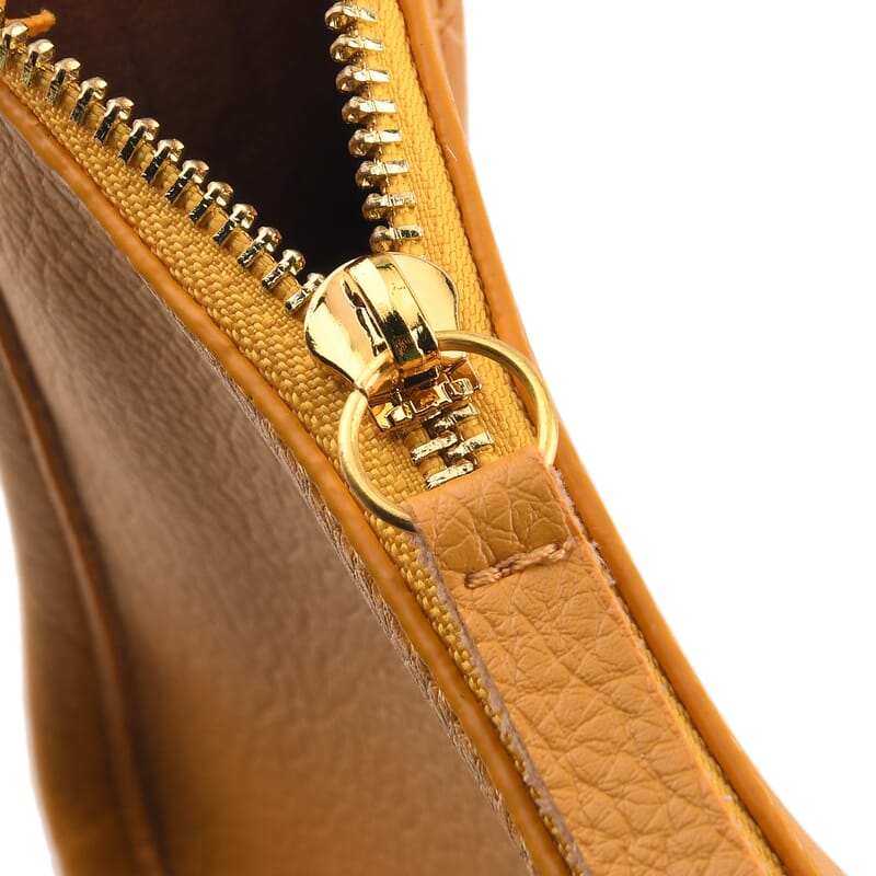 La Marey Yellow Genuine Leather Embossed Brand Wallet