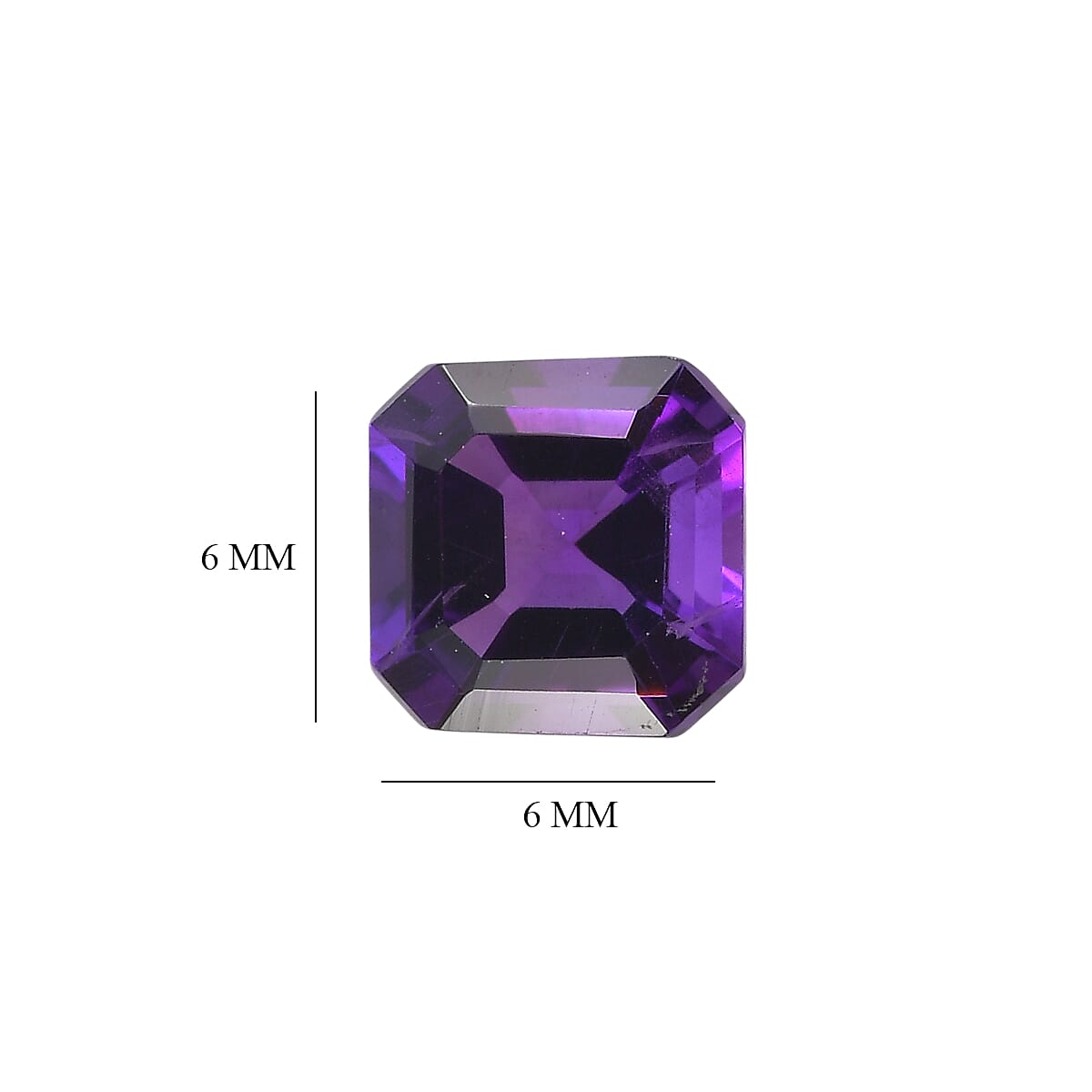 AA African Amethyst Set of 2 (Oct 6x6 mm) 1.74 ctw