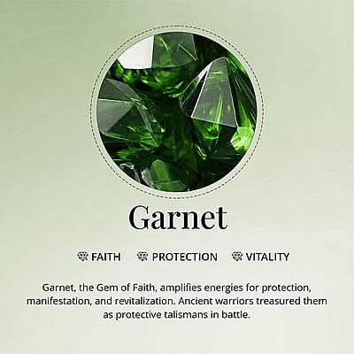 Luxoro AAA Tsavorite Garnet and I2 Diamond 1.20 ctw Regal Spark Ring in 10K Yellow Gold (Size  5.0)