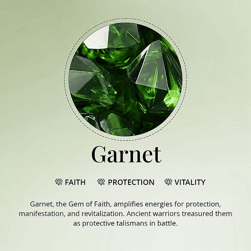 Luxoro AAA Tsavorite Garnet and I2 Diamond 1.20 ctw Regal Spark Ring in 10K Yellow Gold (Size  5.0)