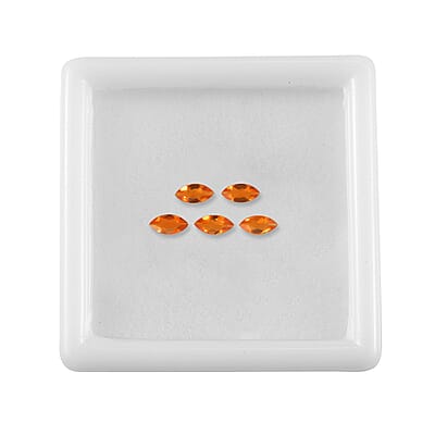 AA Fire Opal Set of 5 (Mrq 5x2.5 mm) 0.41 ctw