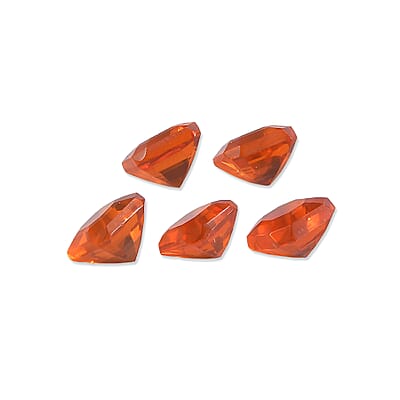 AAA Fire Opal Set of 5 (Oct 4x4 mm) 0.96 ctw