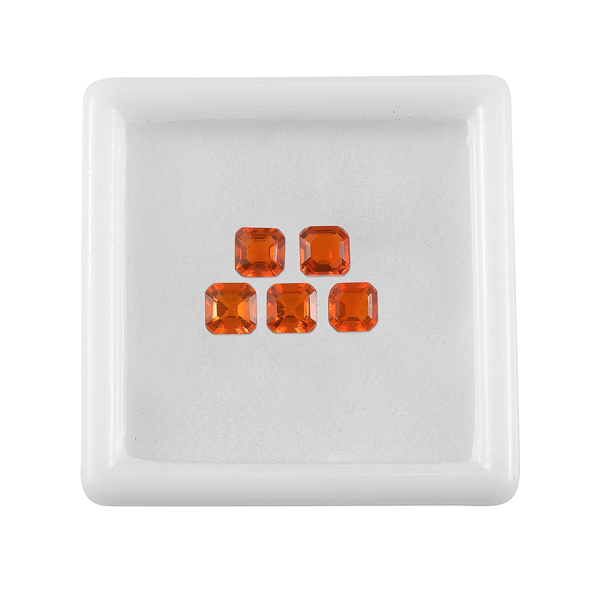 AAA Fire Opal Set of 5 (Oct 4x4 mm) 0.96 ctw