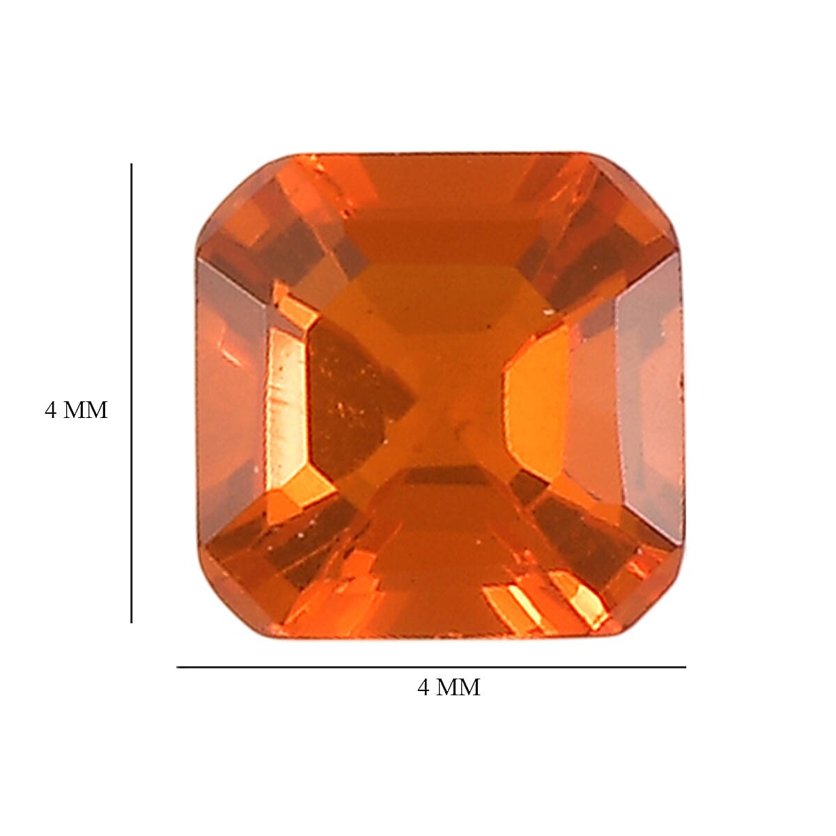 AAA Fire Opal Set of 5 (Oct 4x4 mm) 0.96 ctw