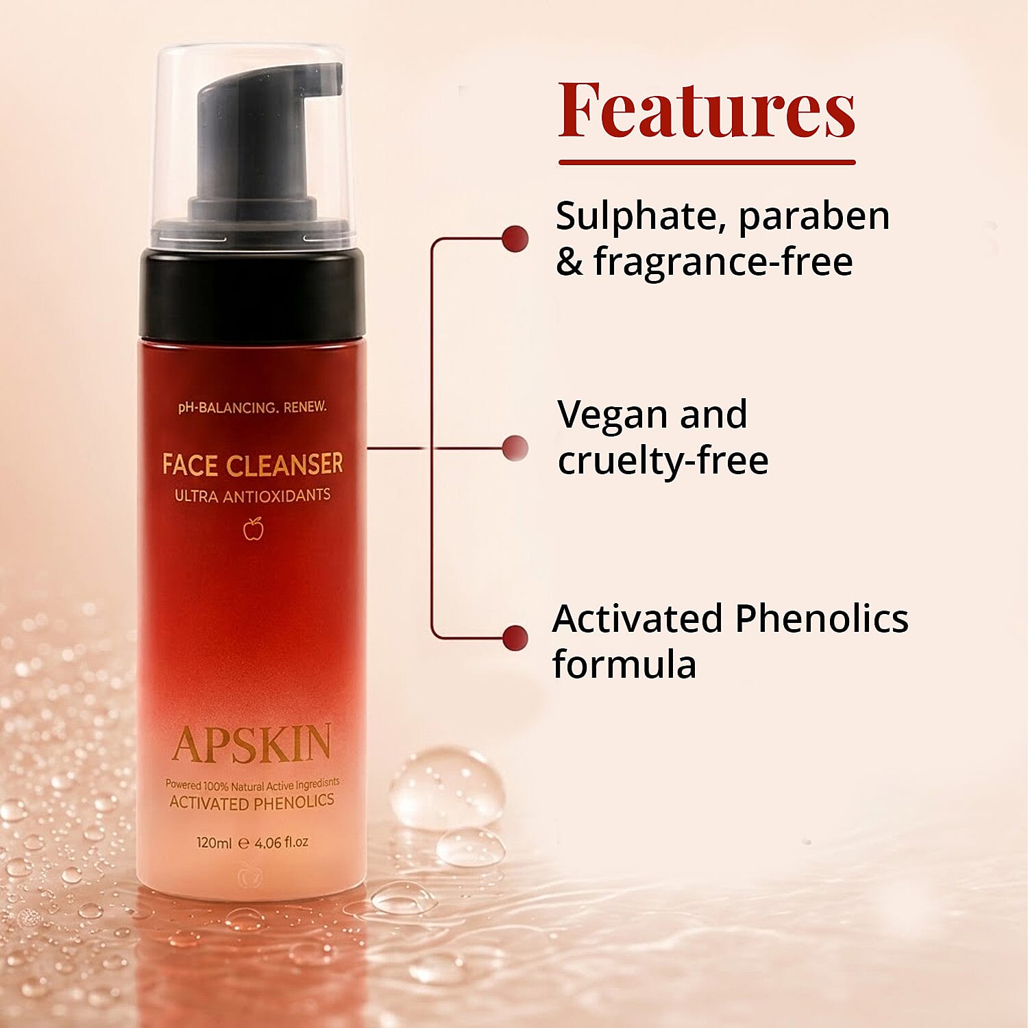Vincent Plus Apskin Antioxidant Face Cleanser