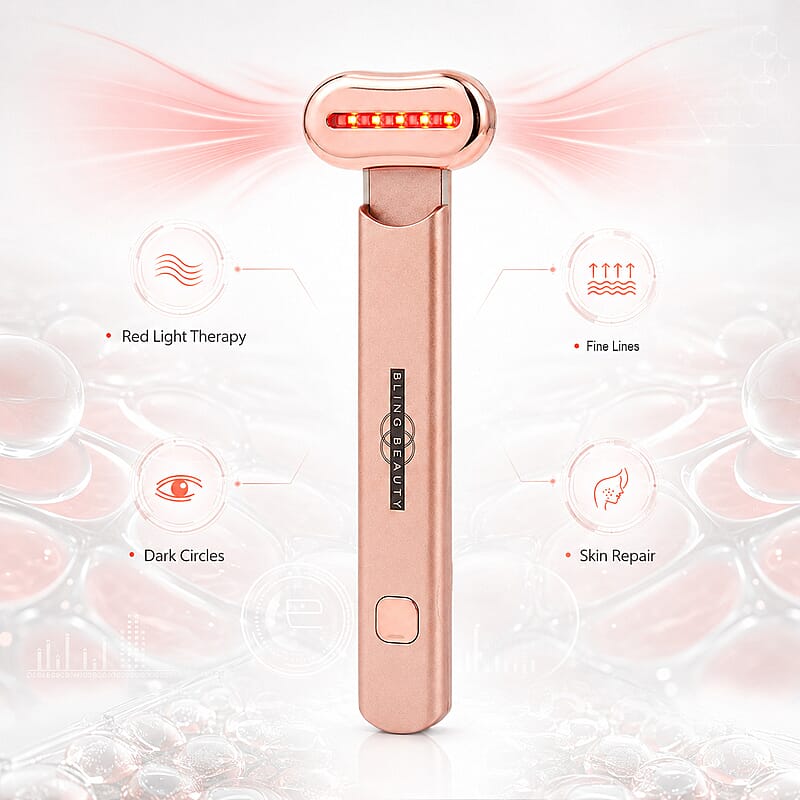 Bling Beauty Handheld Wand LED Light Therapy Wand with USB Charging Cord