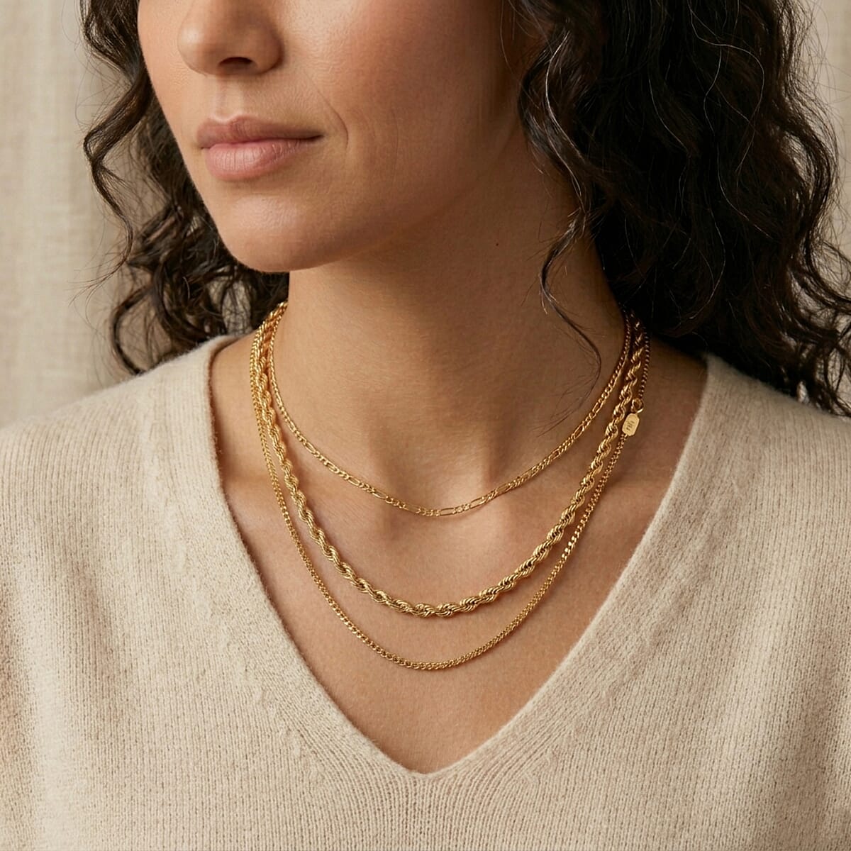 Rope Chain Necklace in 14K Yellow Gold Over Sterling Silver 8.0Grams 24 Inches  image number 2