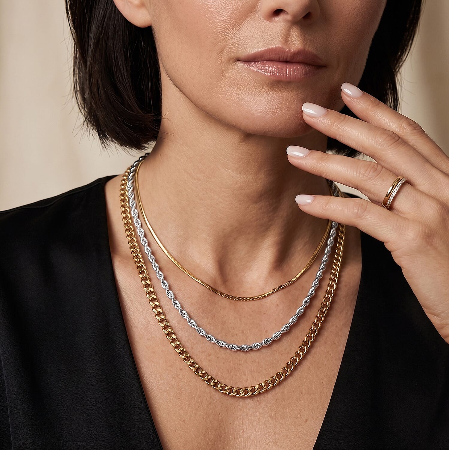 Rope Chain Necklace in Sterling Silver 6.80 Grams 20 Inches