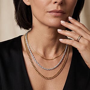 Rope Chain Necklace in Sterling Silver 6.80 Grams 20 Inches 