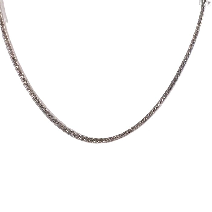 Diamond-cut Palm Chain Necklace in Sterling Silver 12.0 Grams 20 Inches (Ships in 12-15 Days)