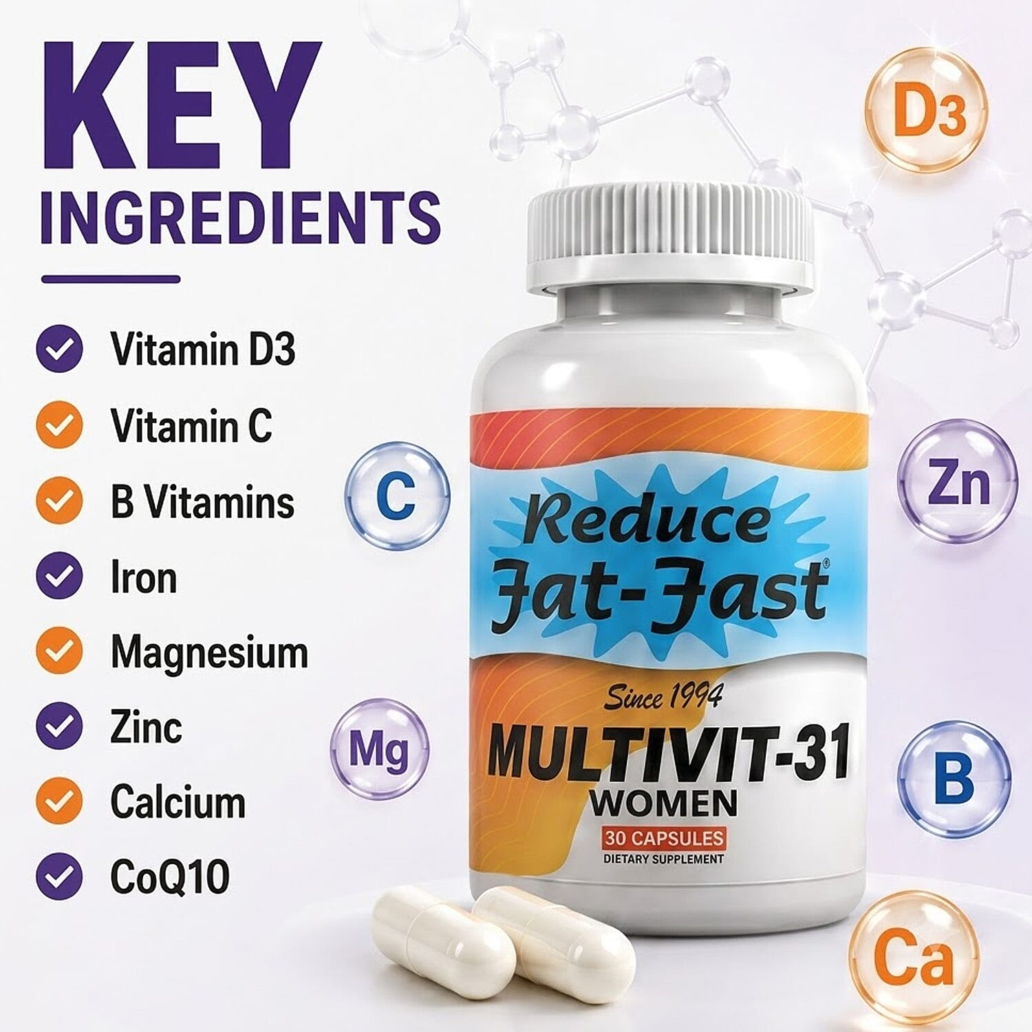 Reduce Fat-Fast Multivit-31 Women's
