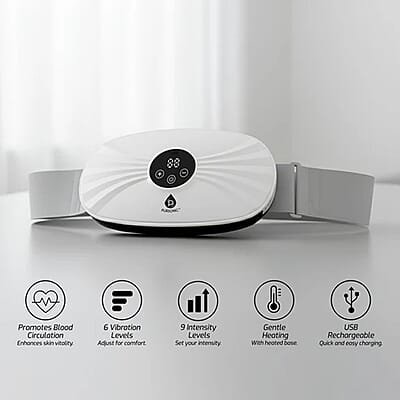 Thursday Treasure Deal Pursonic White Rechargeable Stomach and Back Massager
