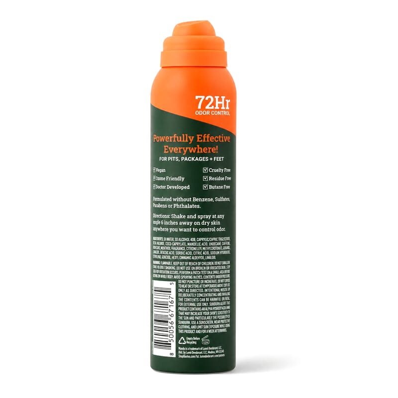 Lume Red Men's Deodorant Spray - Clover Woods