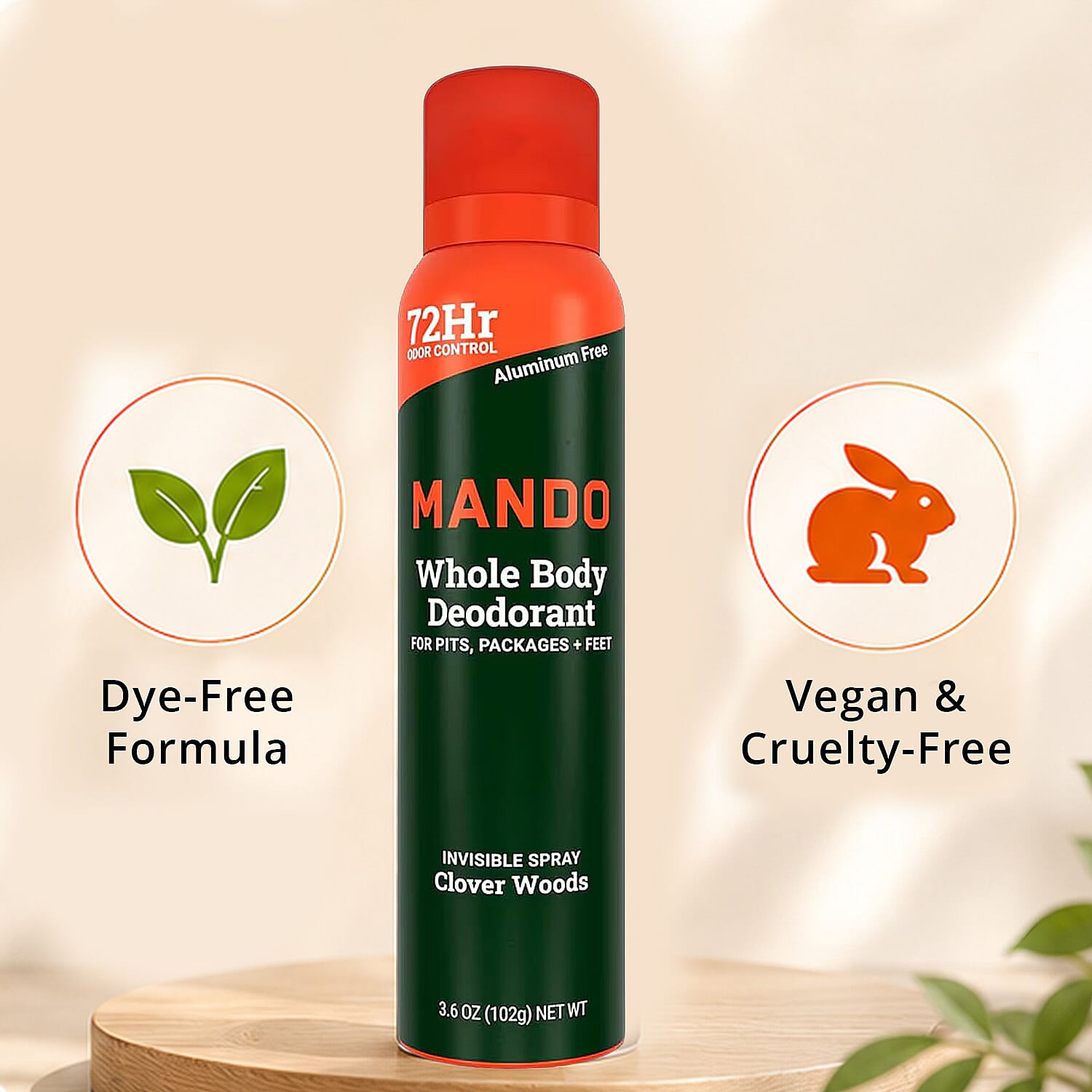 Lume Red Men's Deodorant Spray - Clover Woods