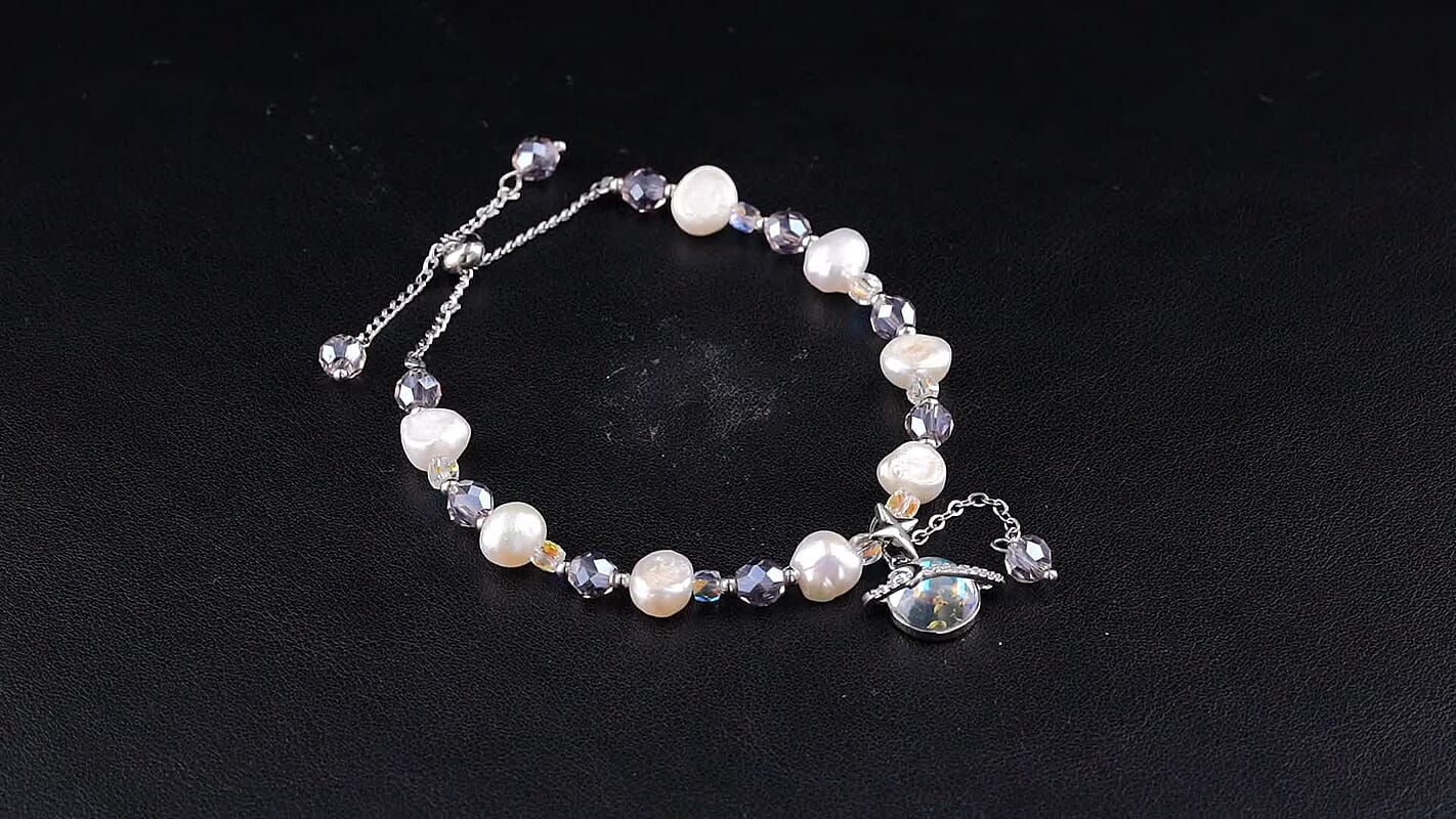 Multi Gemstone Bracelet in Silvertone (6.00-9.00In) 45.00 ctw