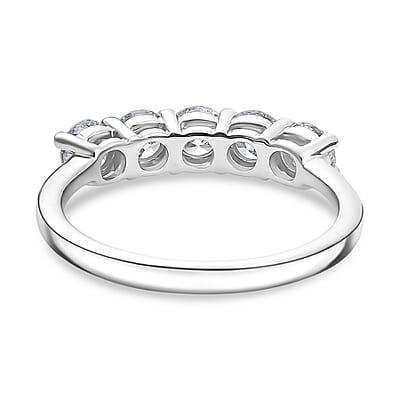 Luxuriant Lab Grown Diamond G-H SI 1.00 ctw Ring in 18K Vermeil Yellow Gold Over Sterling Silver (Size 7.0)
