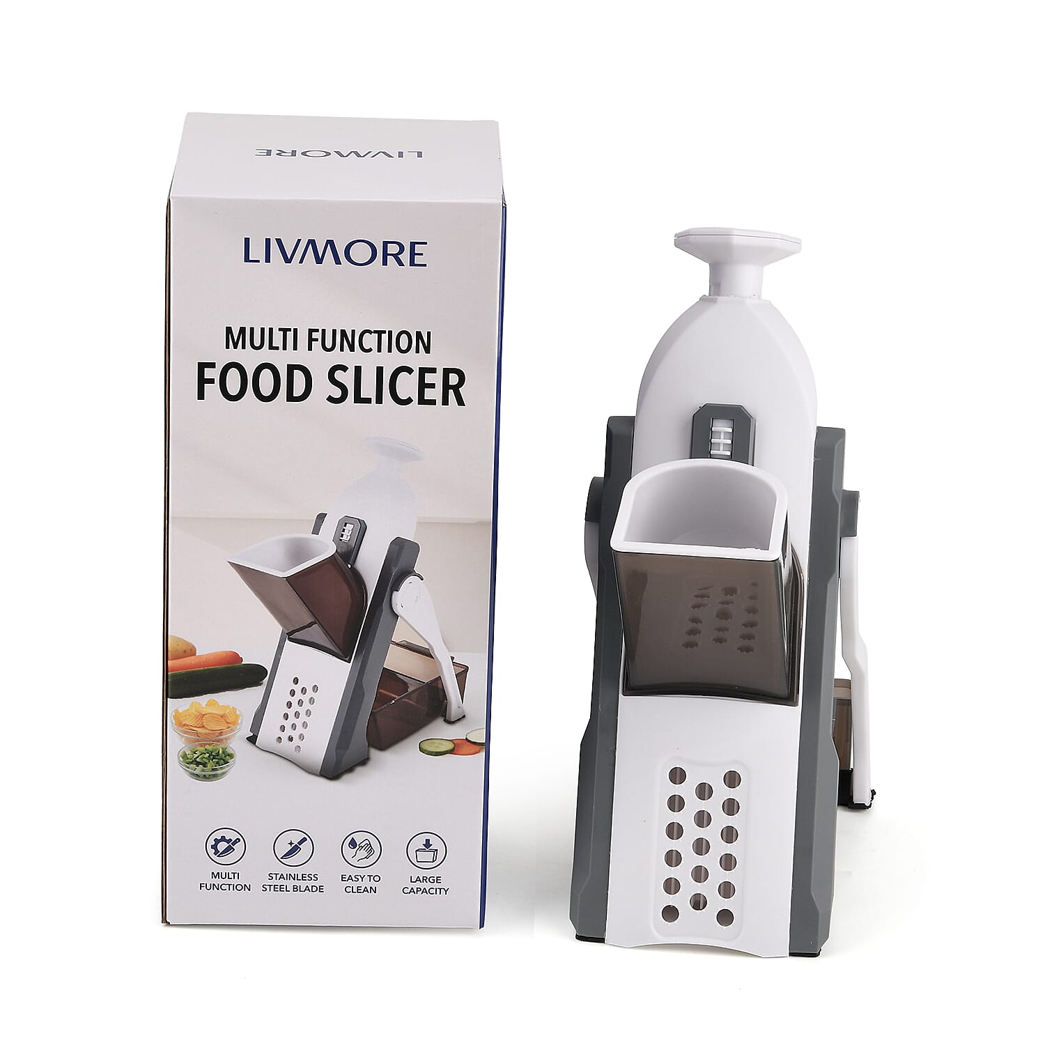 Livmore Gray Multifunction Slicer