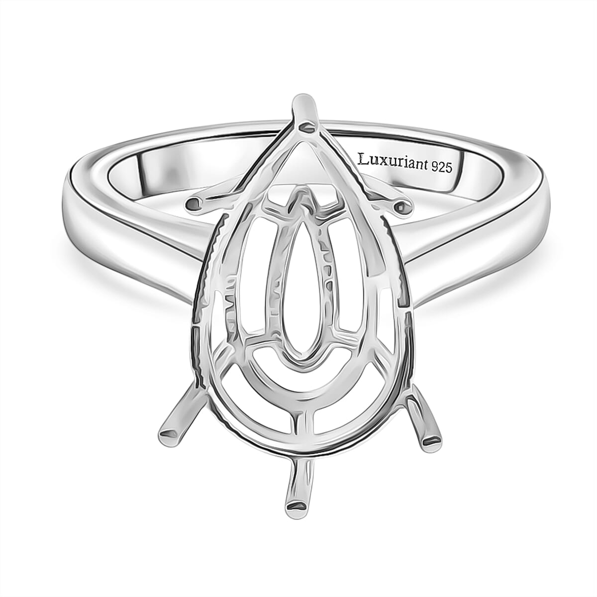 Solitaire Ring in Sterling Silver (Size 6.0) 3.20 Grams