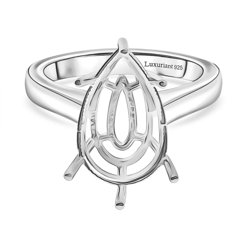 Solitaire Ring in Sterling Silver (Size 6.0) 3.20 Grams
