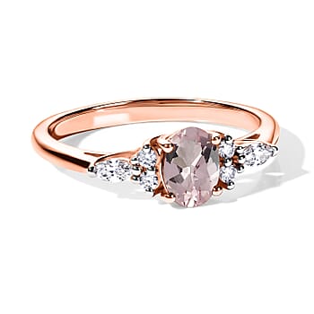 Pink Morganite / Rose Gold Over Sterling Silver / 4 - Product card gallery slide 1 (10249156559161)
