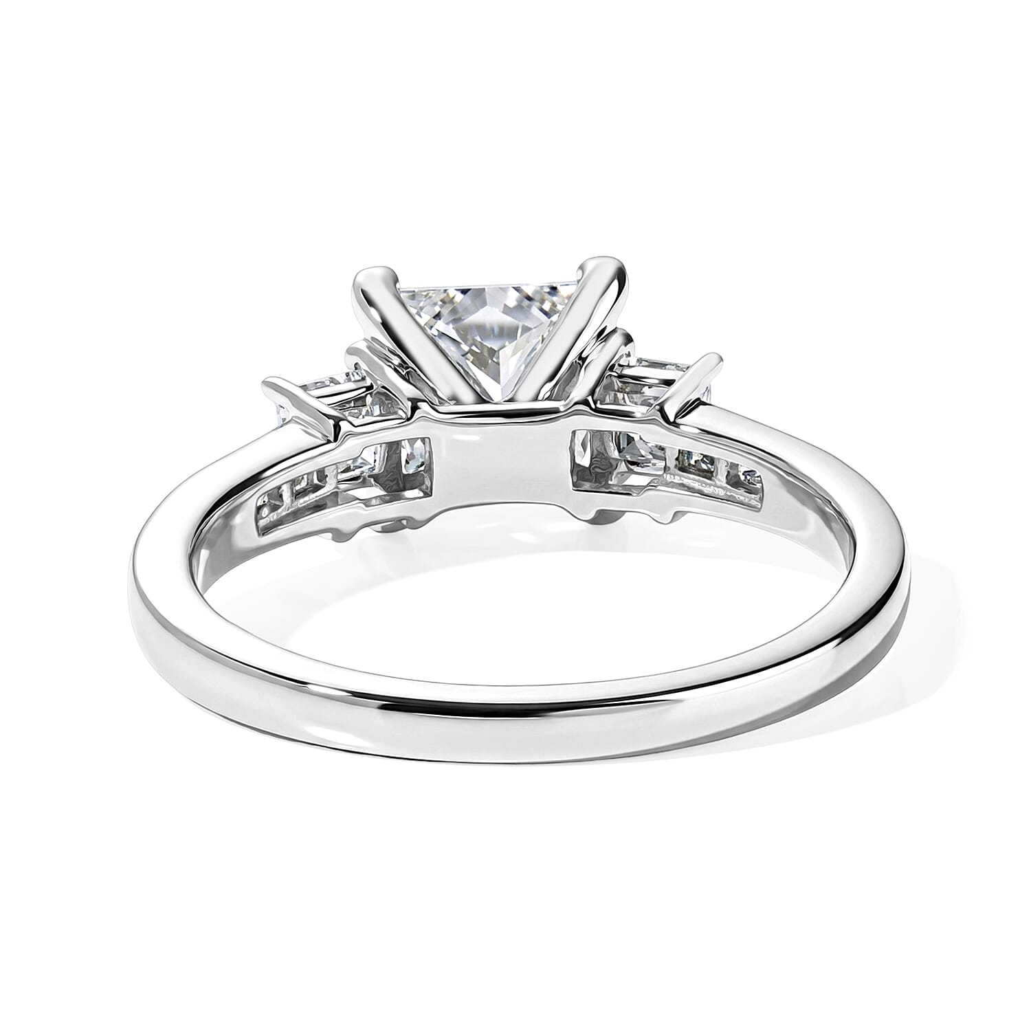 IGI Certified Luxuriant Lab Grown Diamond E-F VS 2.50 ctw Ring in 950 Platinum (Size 9.0) 5.75 Grams