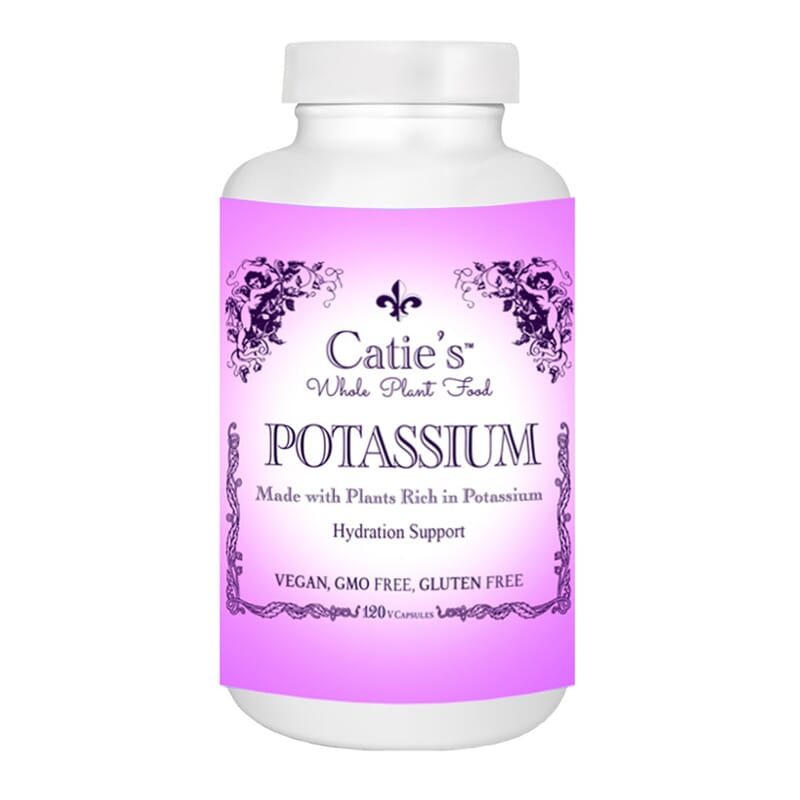 Catie's Whole Plant Food Potassium Supplement (120 Capsules) Made in USA