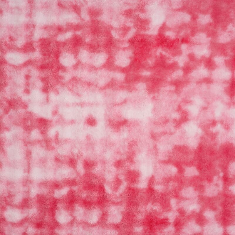 Pink Single Layer Tie-dye Blanket